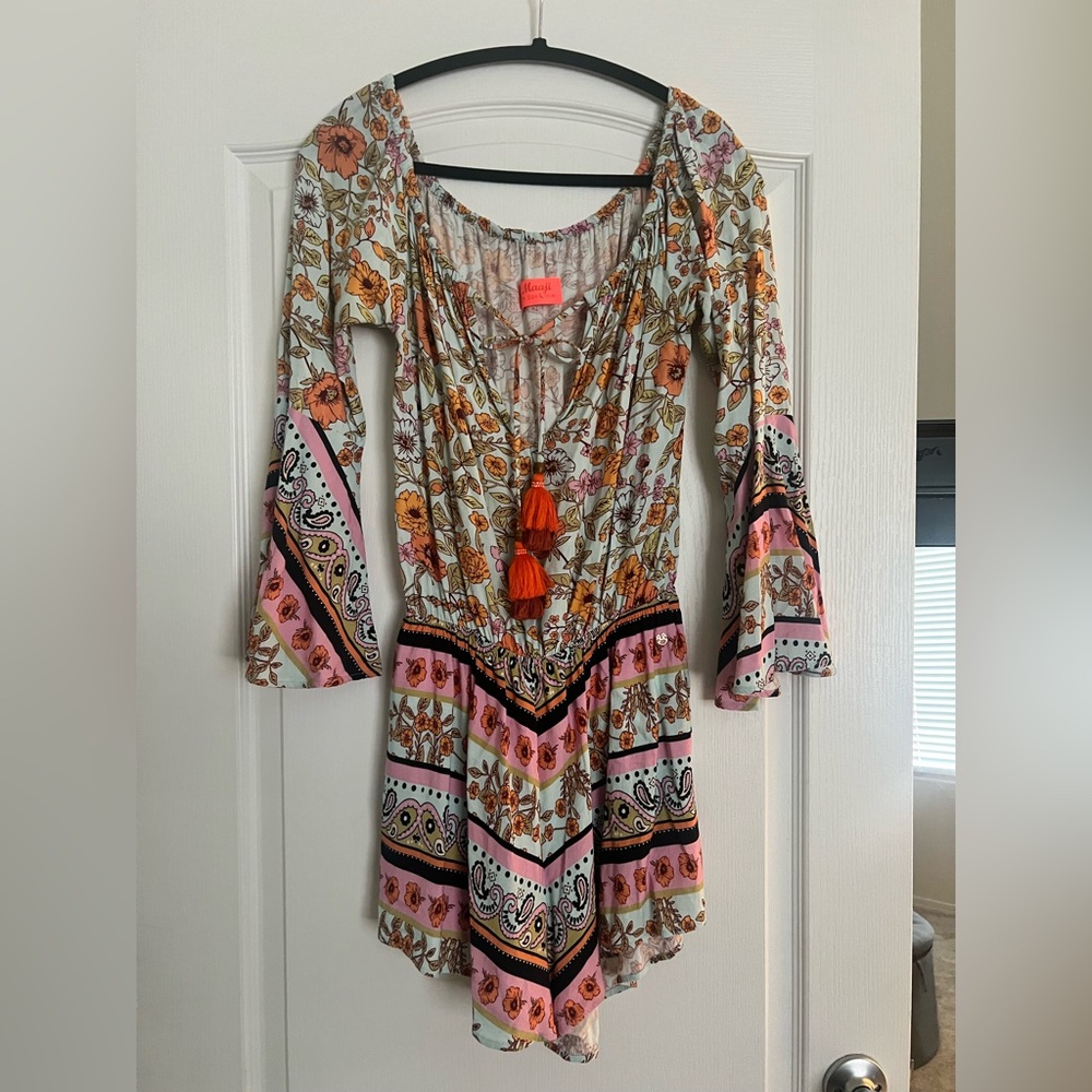 Maaji Everyday Light Calix Floral Romper Size Large